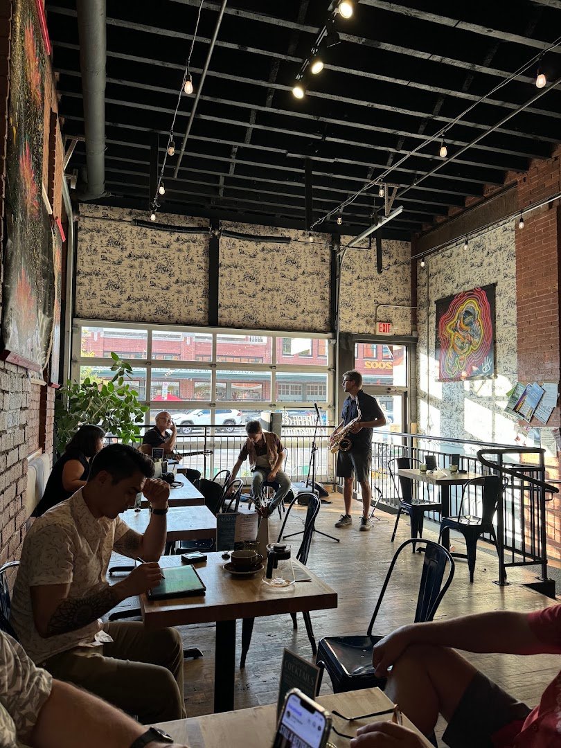 Interior of De Fer Coffee & Tea, specialty coffee shop in Pittsburgh