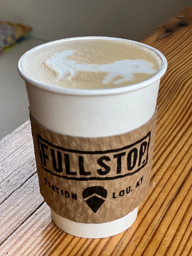 Coffee at Full Stop Station, specialty coffee shop in Louisville