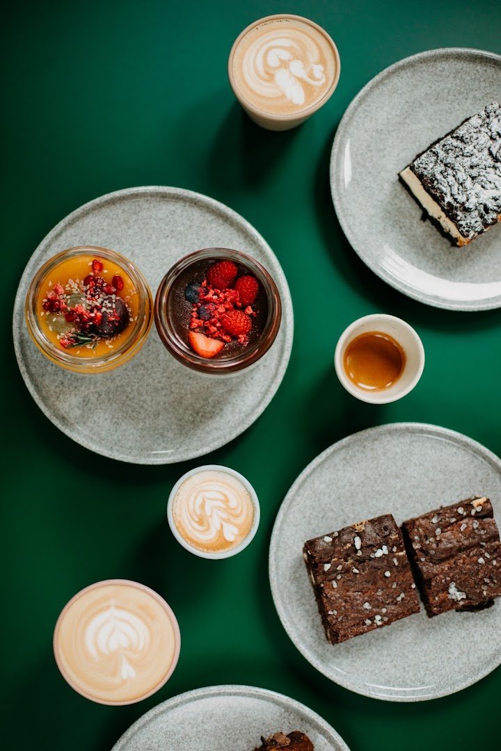 Coffee at TYPIKA espresso bar, specialty coffee shop in Prague