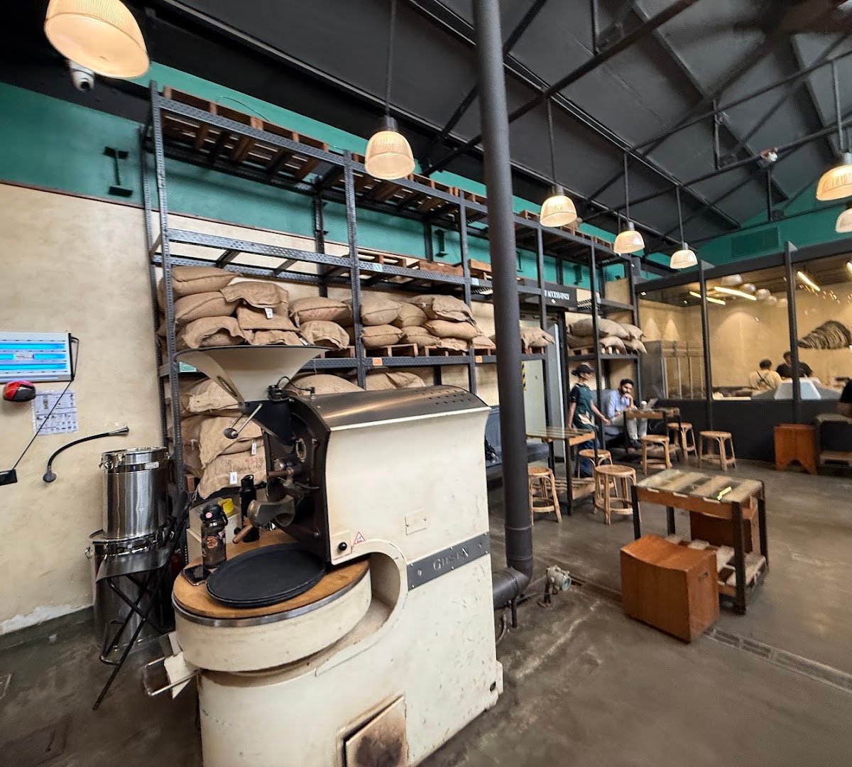 Interior of The Craftery by Subko, specialty coffee shop in Mumbai