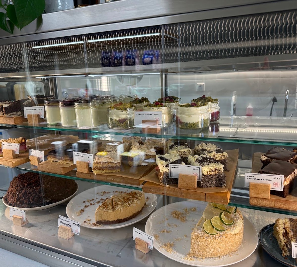 Interior of GoFrancin, specialty coffee shop in Prague