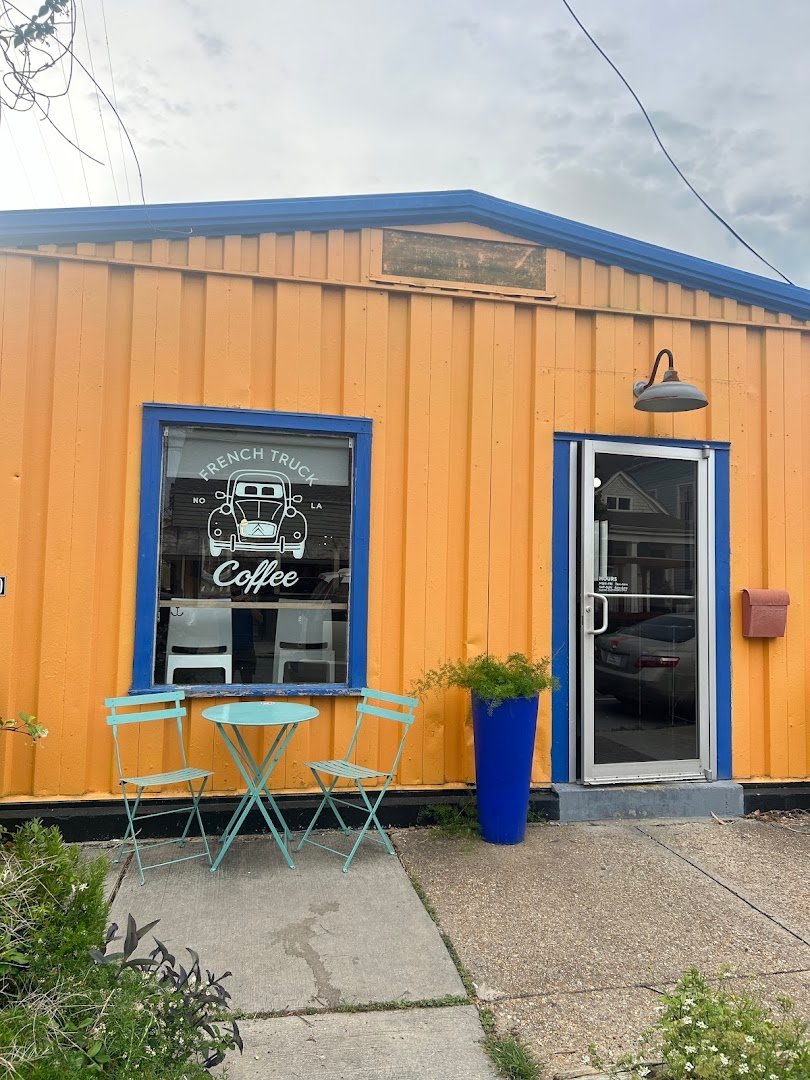 Storefront of French Truck Coffee, specialty coffee shop in New Orleans