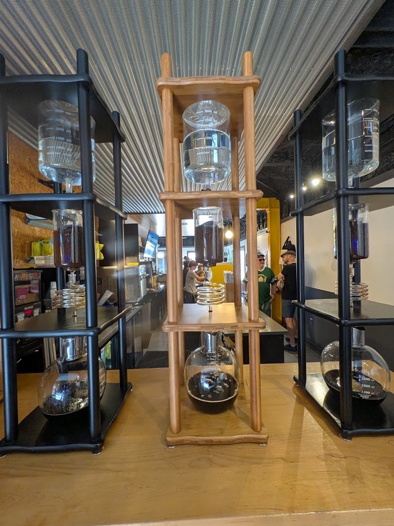 Interior of French Truck Coffee, specialty coffee shop in New Orleans
