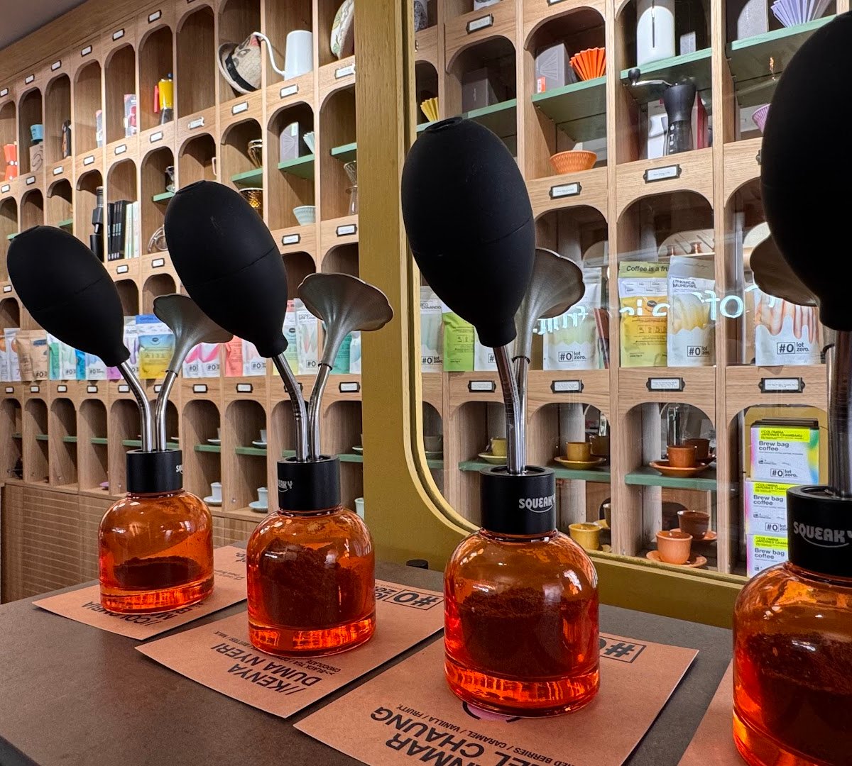 Interior of Coffee Studio 7Gr - Corso Venezia, specialty coffee shop in Milan