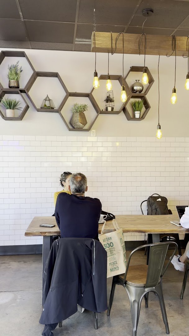 Interior of Spectra Coffee, specialty coffee shop in San Jose