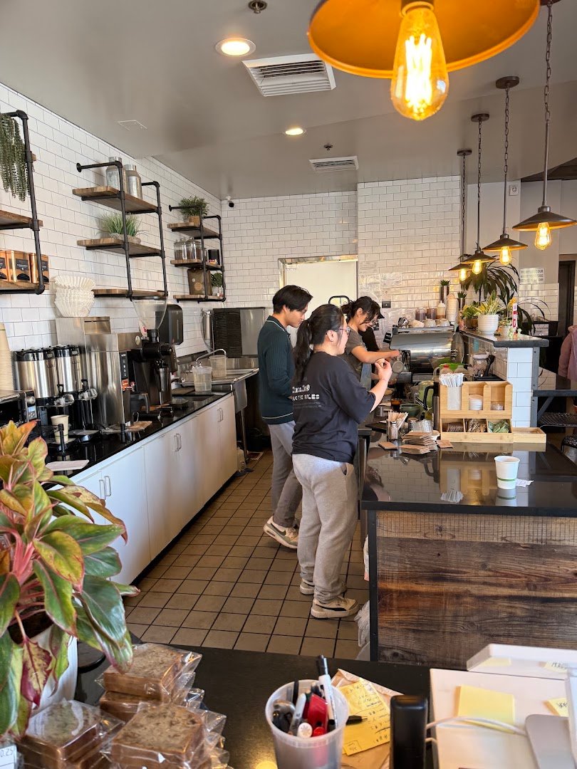 Interior of Spectra Coffee, specialty coffee shop in San Jose