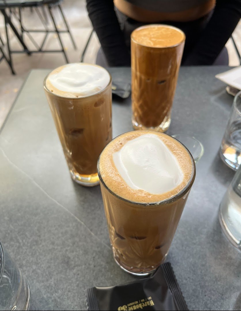 Coffee at Warehouse 35, specialty coffee shop in Athens