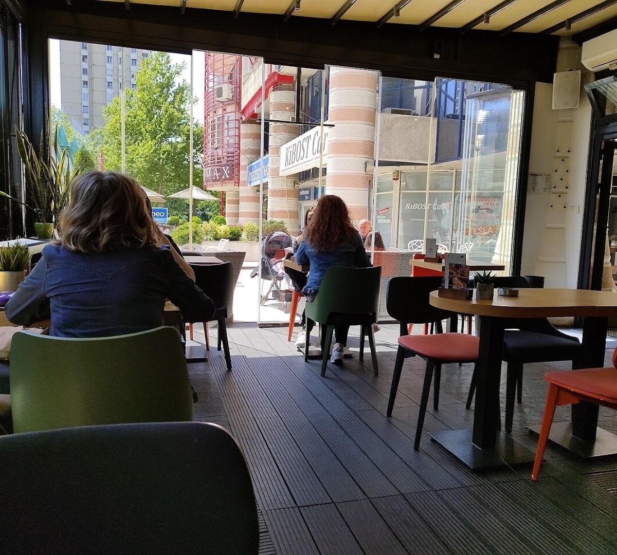 Interior of Eliscaffe, specialty coffee shop in Belgrade