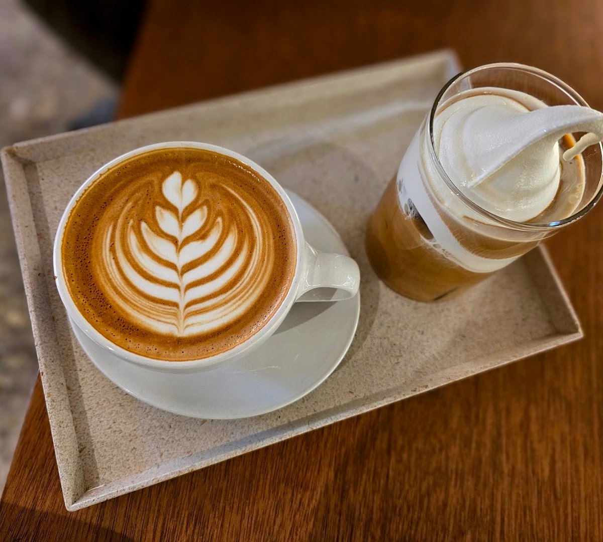 Coffee at Blue Bottle Seongsu Cafe, specialty coffee shop in Seoul