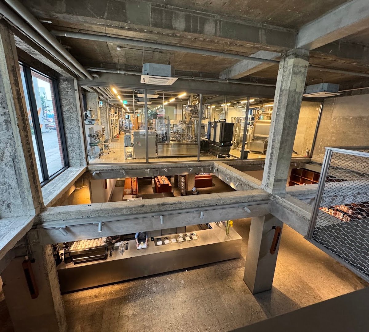 Interior of Blue Bottle Seongsu Cafe, specialty coffee shop in Seoul