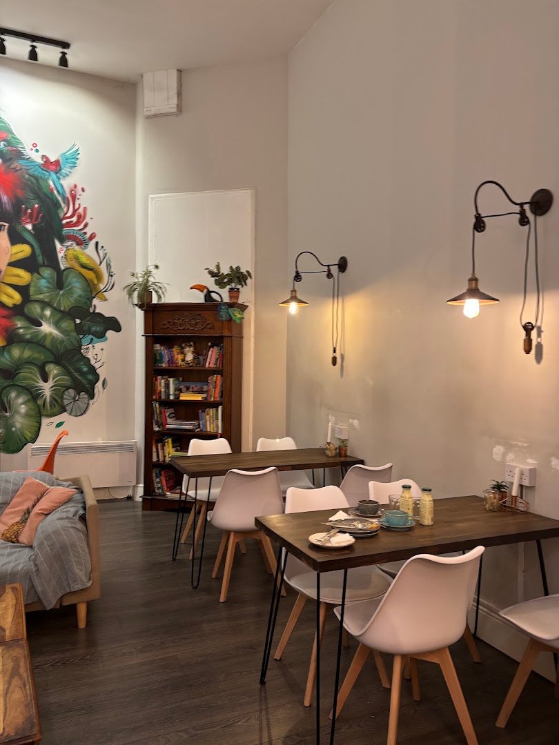 Interior of The Colony Gourmet, specialty coffee shop in Edinburgh