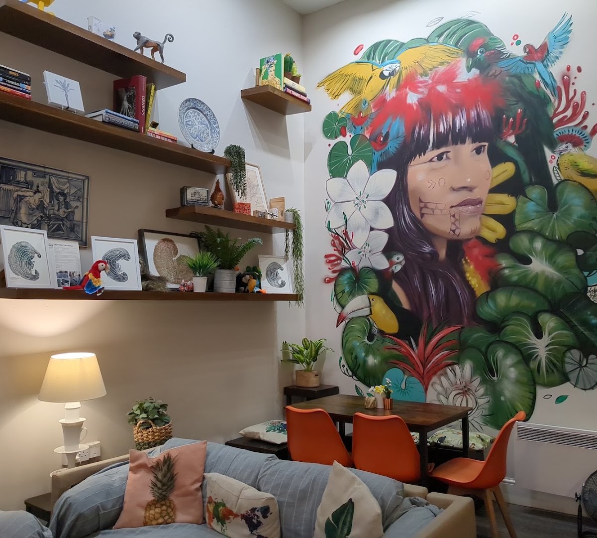 Interior of The Colony Gourmet, specialty coffee shop in Edinburgh