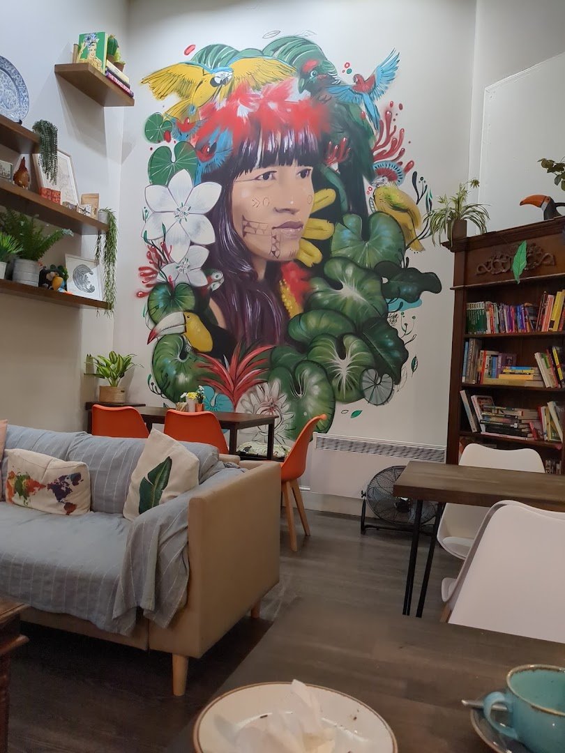Interior of The Colony Gourmet, specialty coffee shop in Edinburgh