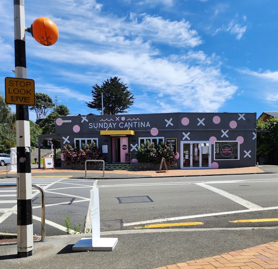 Storefront of Raumati Social Club, specialty coffee shop in Wellington