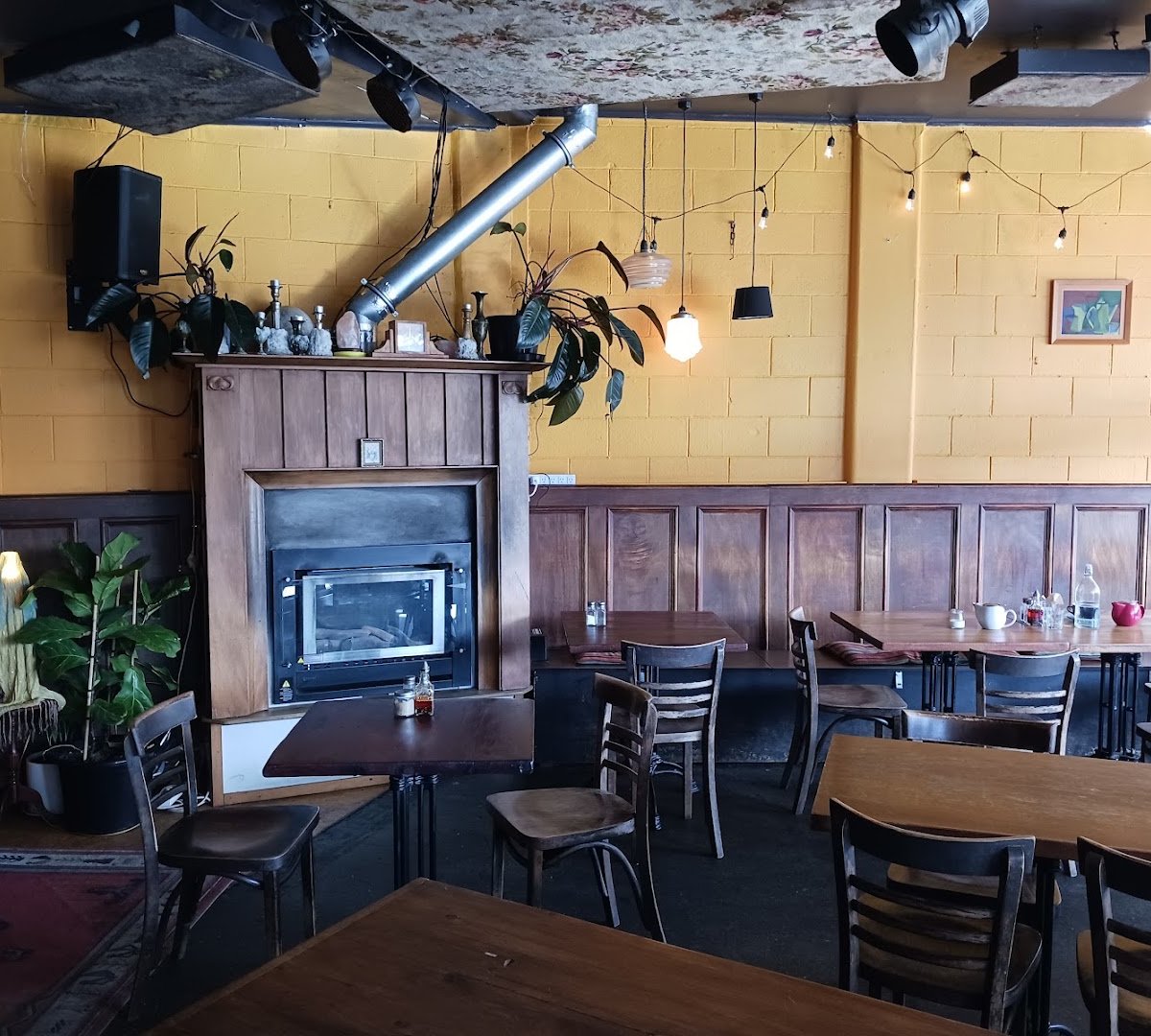 Interior of Raumati Social Club, specialty coffee shop in Wellington