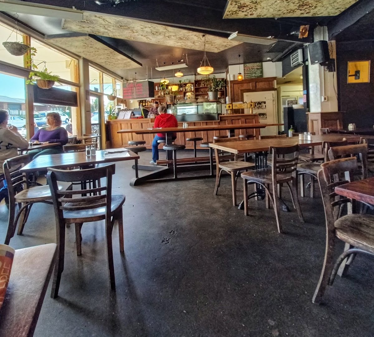 Interior of Raumati Social Club, specialty coffee shop in Wellington