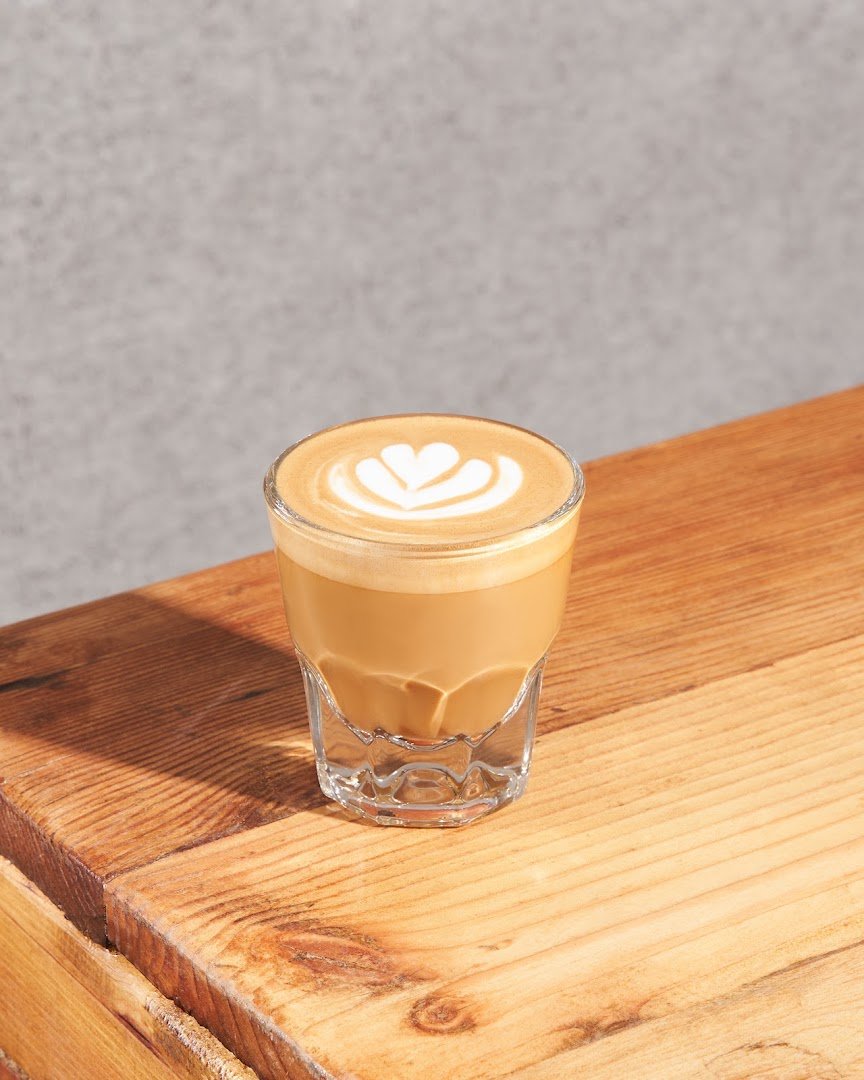 Coffee at mu.sō coffee, specialty coffee shop in Los Angeles
