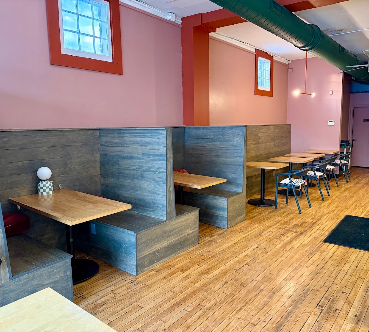 Interior of Bichota Coffee, specialty coffee shop in Minneapolis