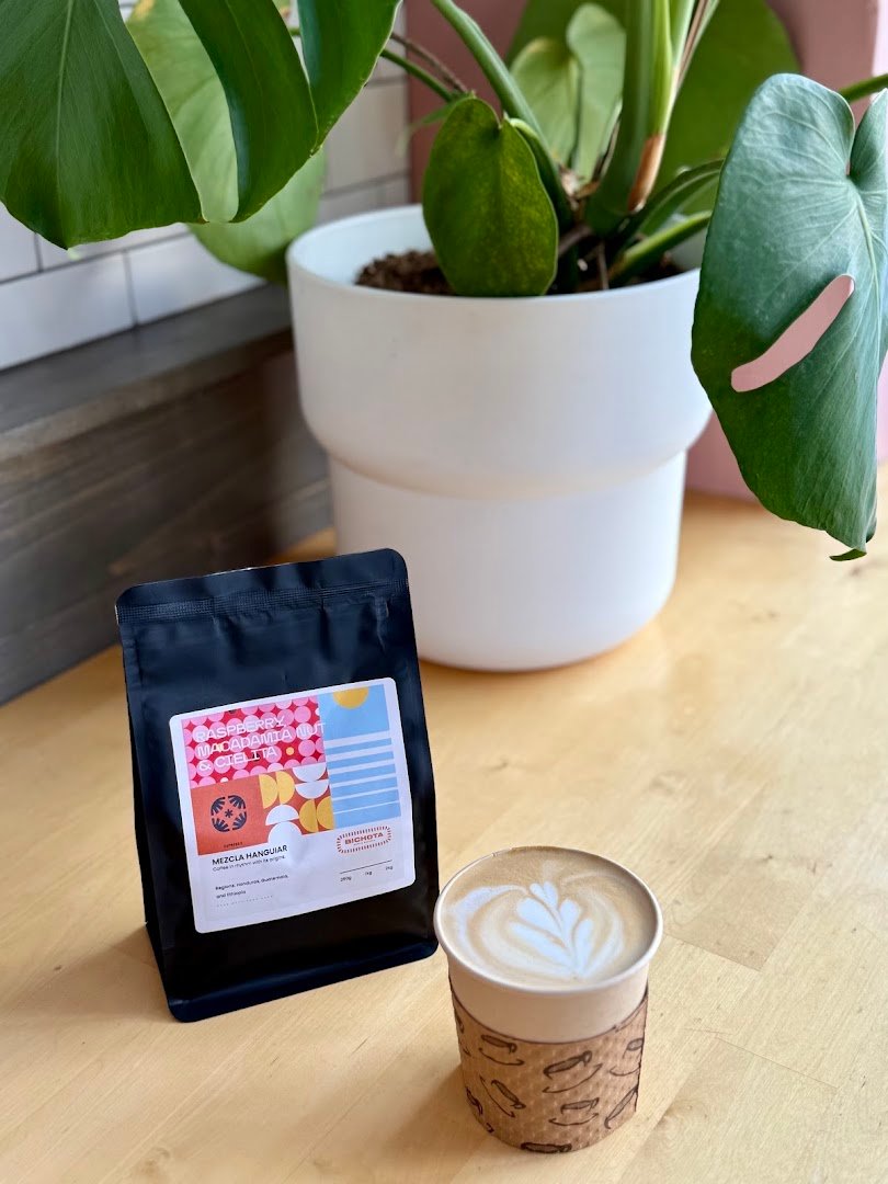 Coffee at Bichota Coffee, specialty coffee shop in Minneapolis