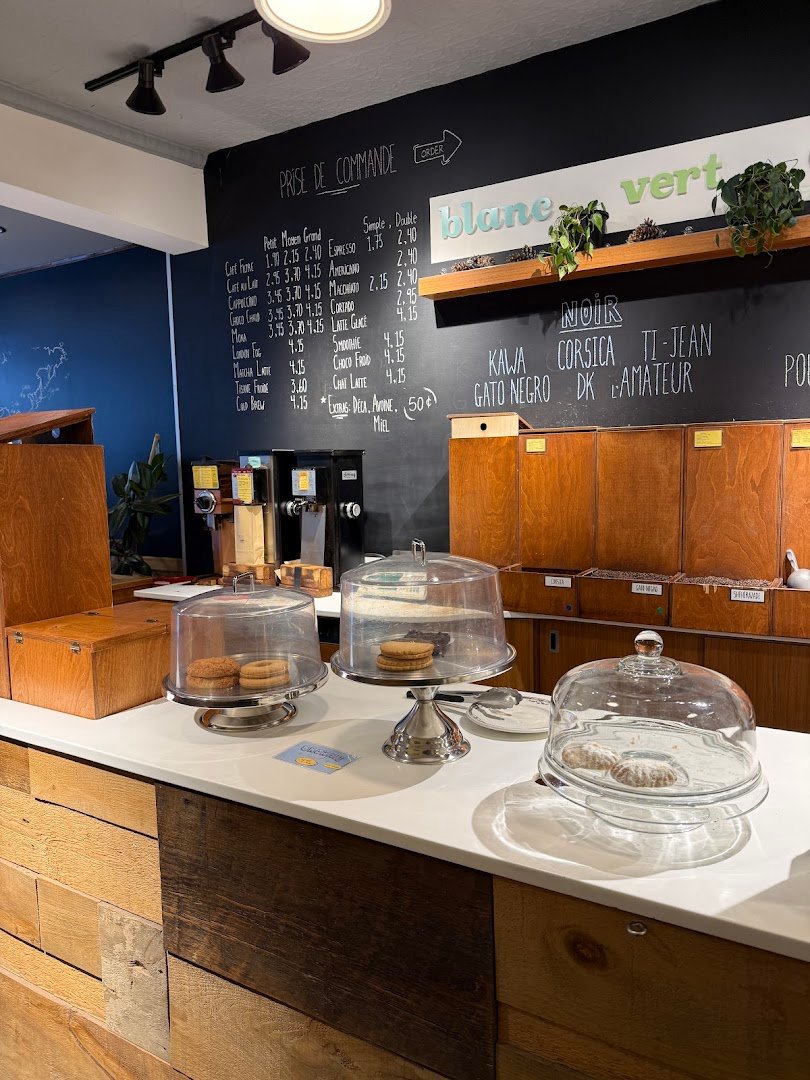 Interior of Café Rico, specialty coffee shop in Montreal