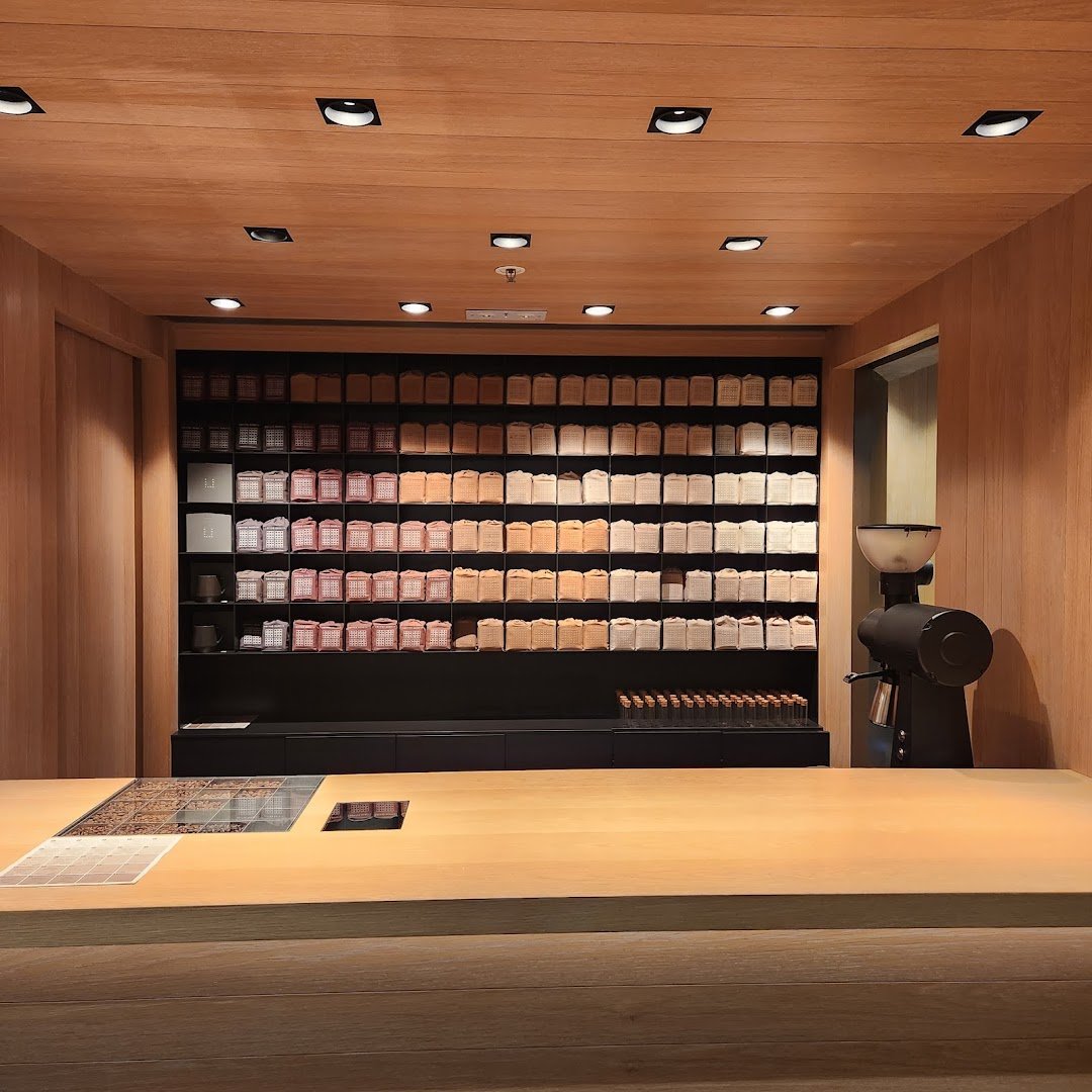 Interior of KOFFEE MAMEYA, specialty coffee shop in Hong Kong