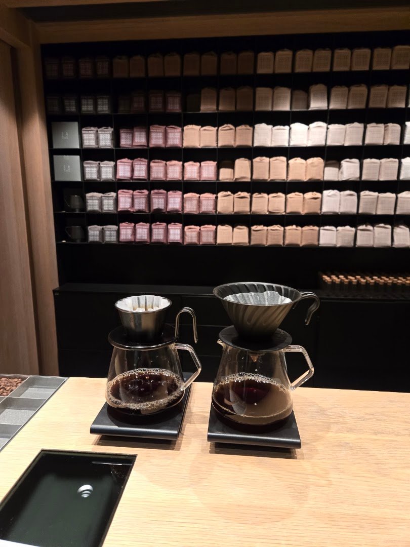 Interior of KOFFEE MAMEYA, specialty coffee shop in Hong Kong