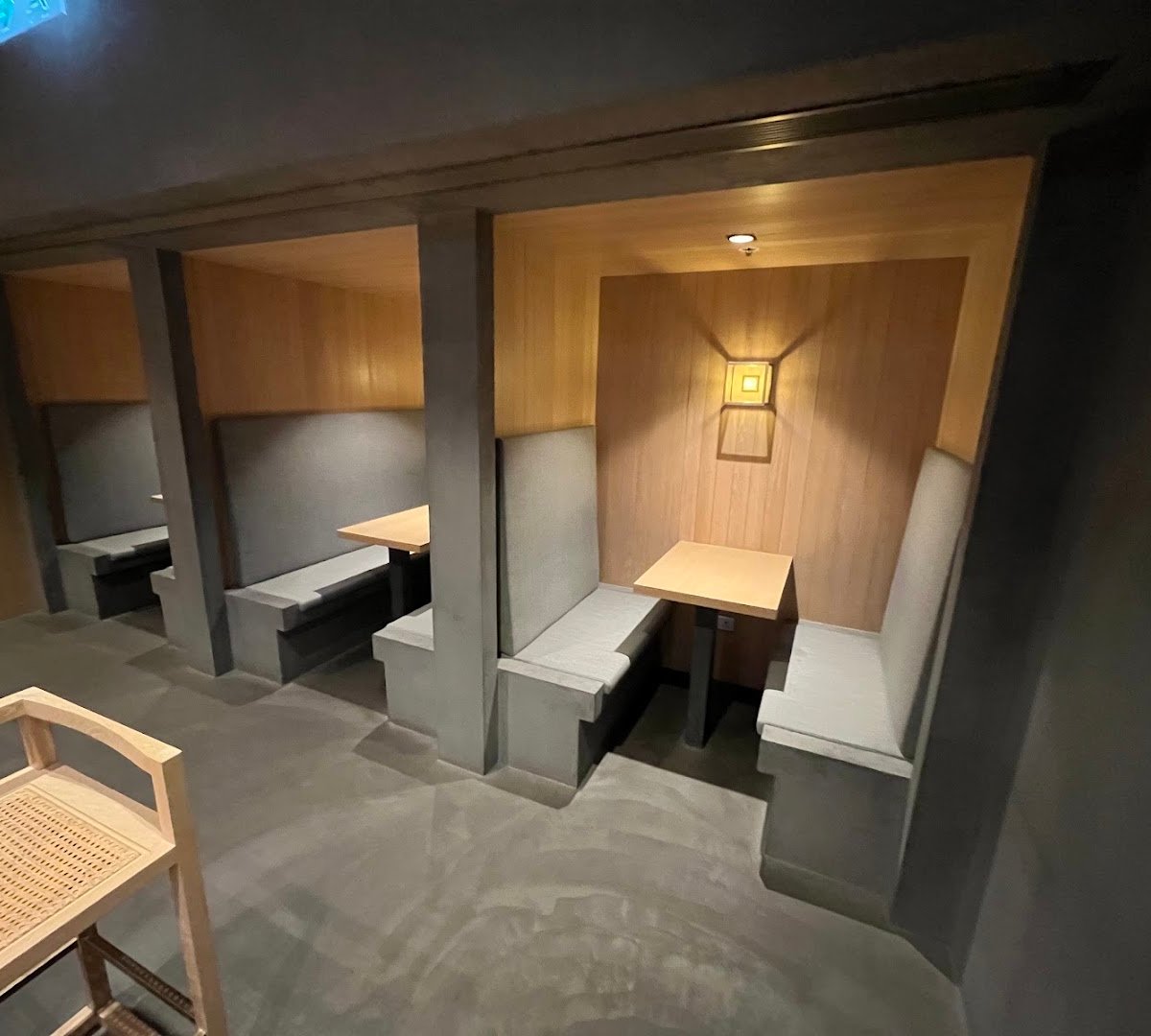 Interior of KOFFEE MAMEYA, specialty coffee shop in Hong Kong
