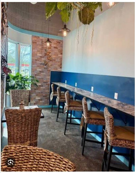 Interior of Roasting Route Coffee House, specialty coffee shop in Charlotte