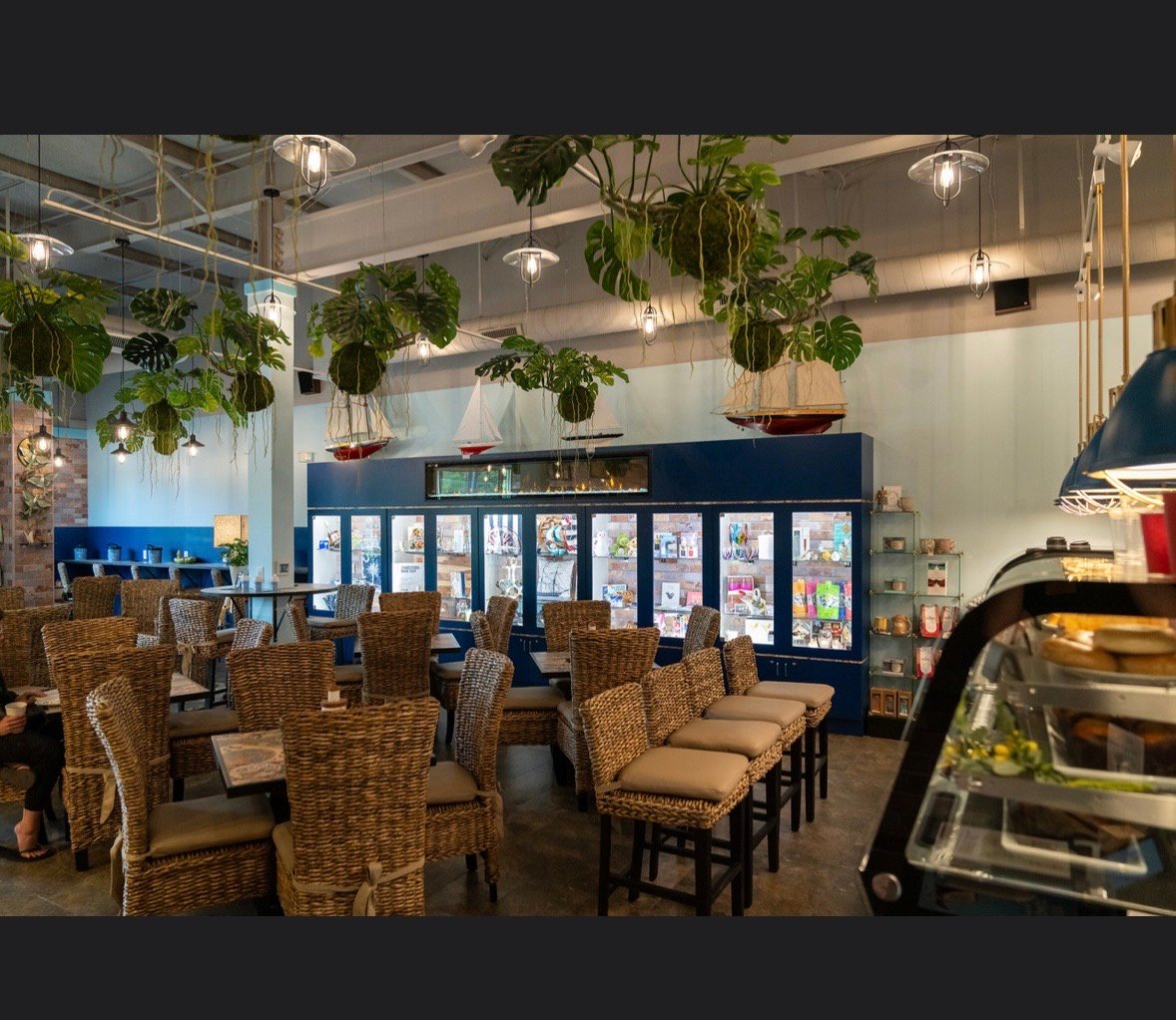 Interior of Roasting Route Coffee House, specialty coffee shop in Charlotte