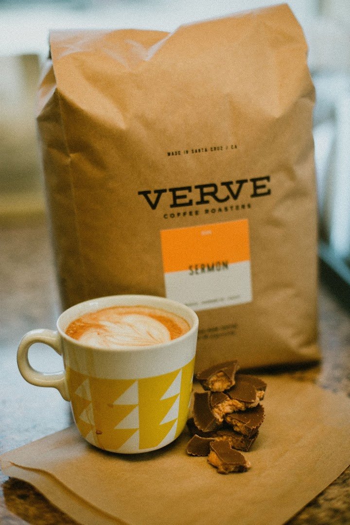 Coffee at Lazy Eye Coffee, specialty coffee shop in San Diego