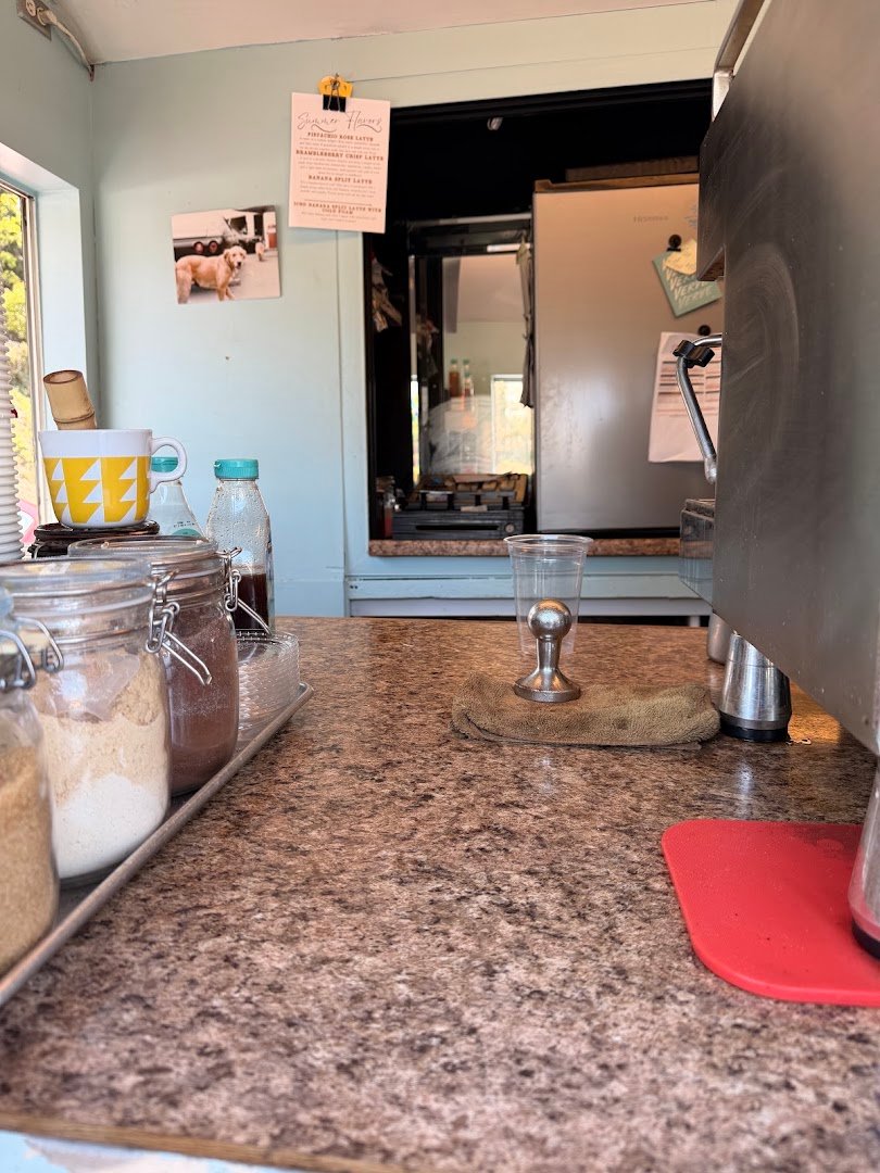 Interior of Lazy Eye Coffee, specialty coffee shop in San Diego