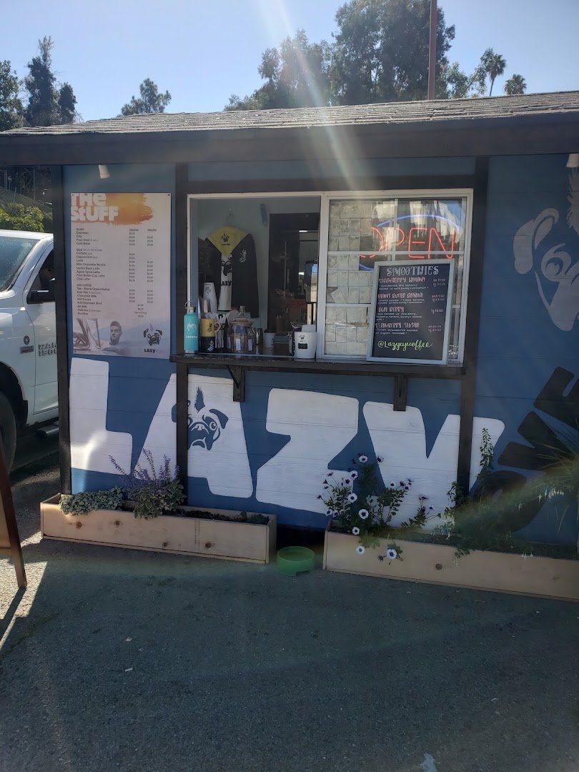 Storefront of Lazy Eye Coffee, specialty coffee shop in San Diego
