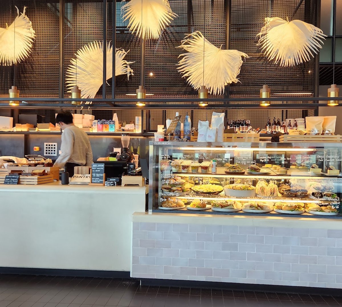 Interior of The Pantry, specialty coffee shop in Auckland