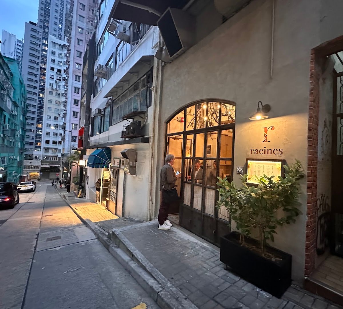 Storefront of THE STATION, specialty coffee shop in Hong Kong