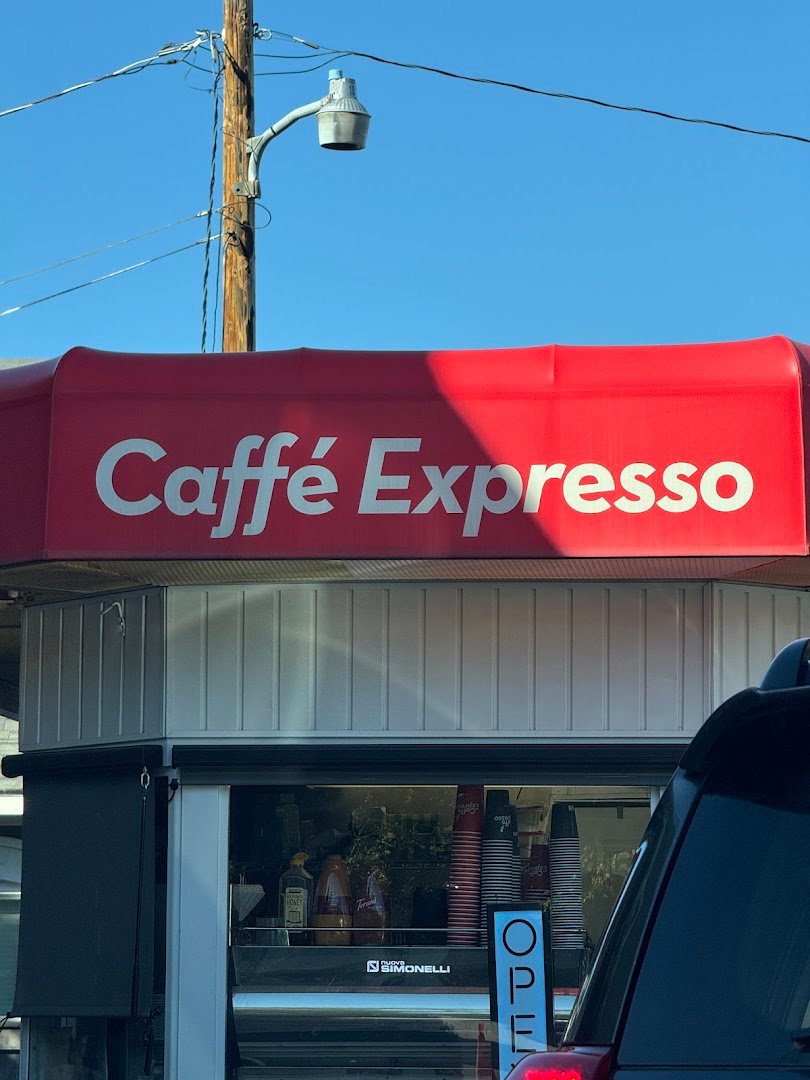 Storefront of Caffé Expresso, specialty coffee shop in Salt Lake City