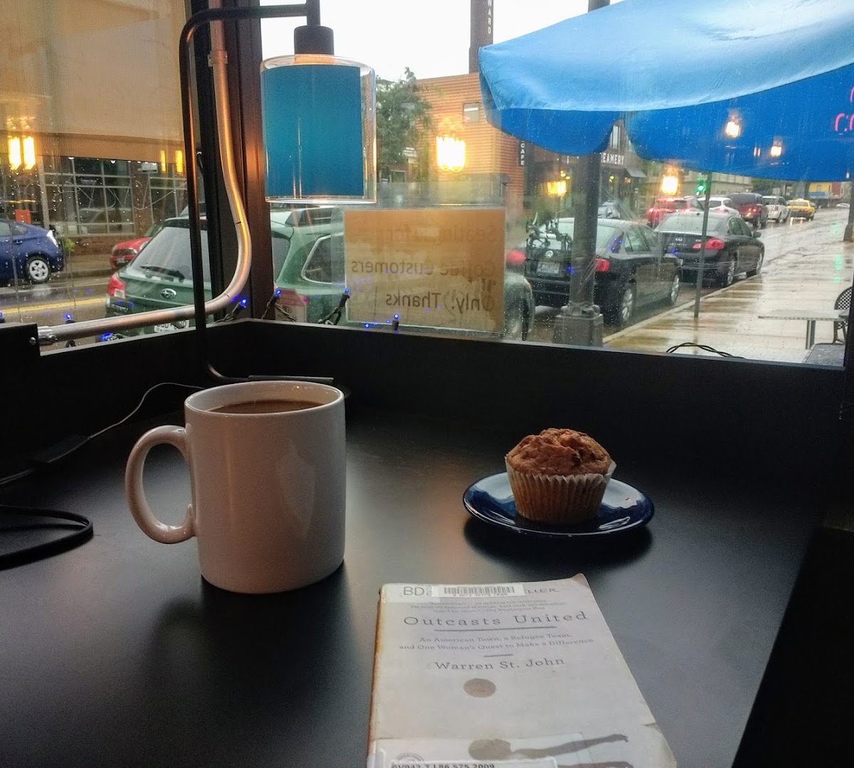 Coffee at Code Blu Coffee, specialty coffee shop in Minneapolis