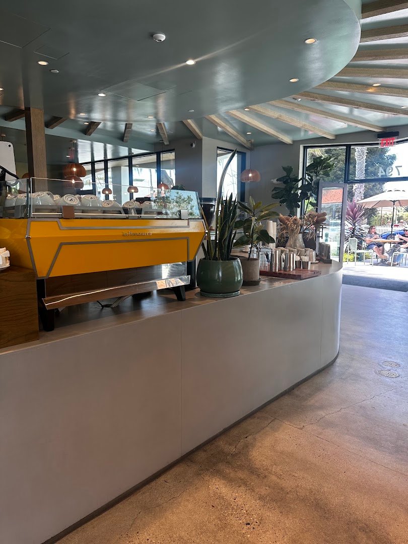 Interior of Dart Coffee Co, specialty coffee shop in Santa Barbara