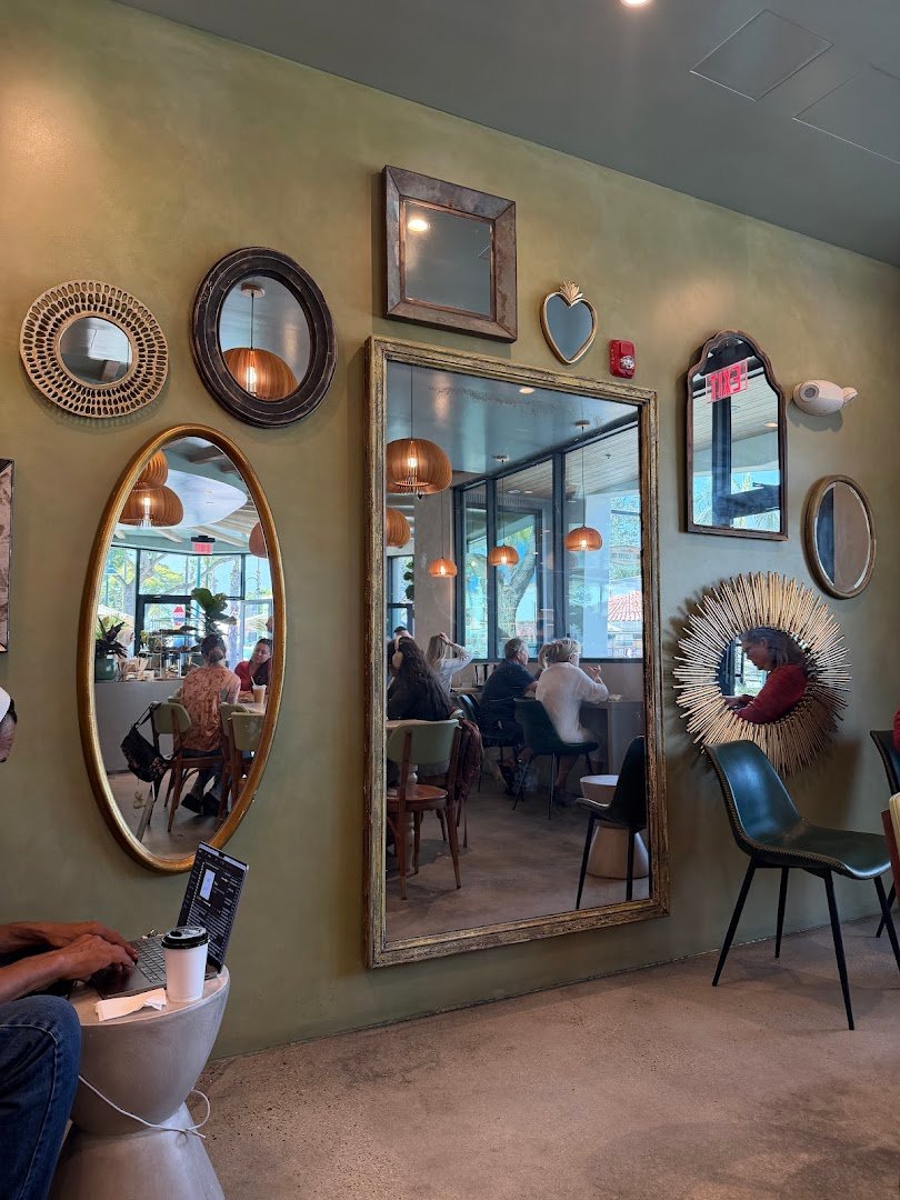 Interior of Dart Coffee Co, specialty coffee shop in Santa Barbara