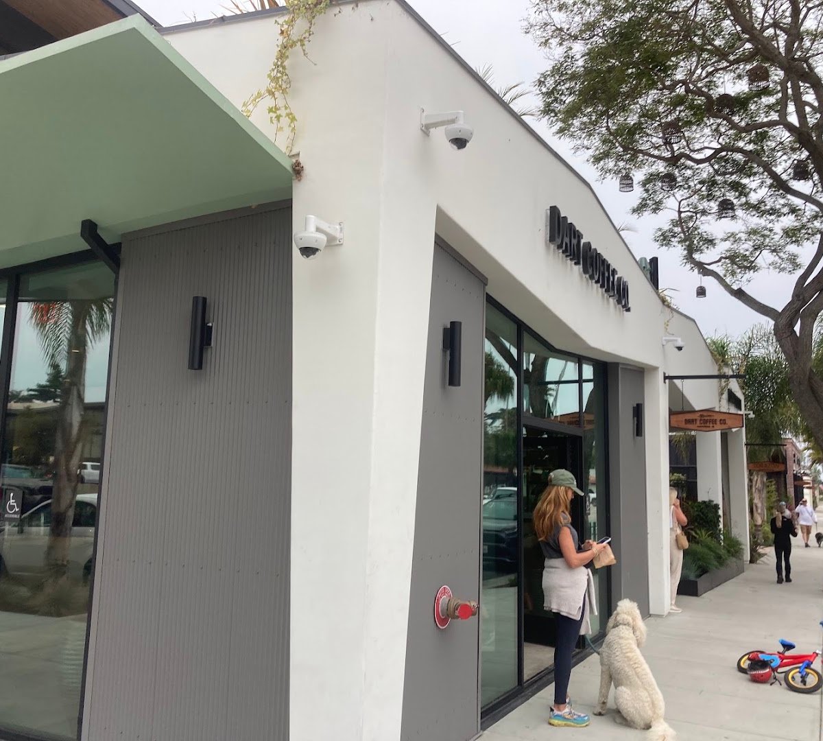 Storefront of Dart Coffee Co, specialty coffee shop in Santa Barbara