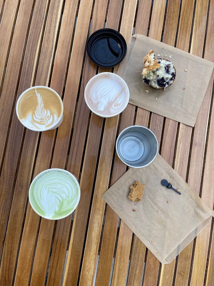 Coffee at Dart Coffee Co, specialty coffee shop in Santa Barbara