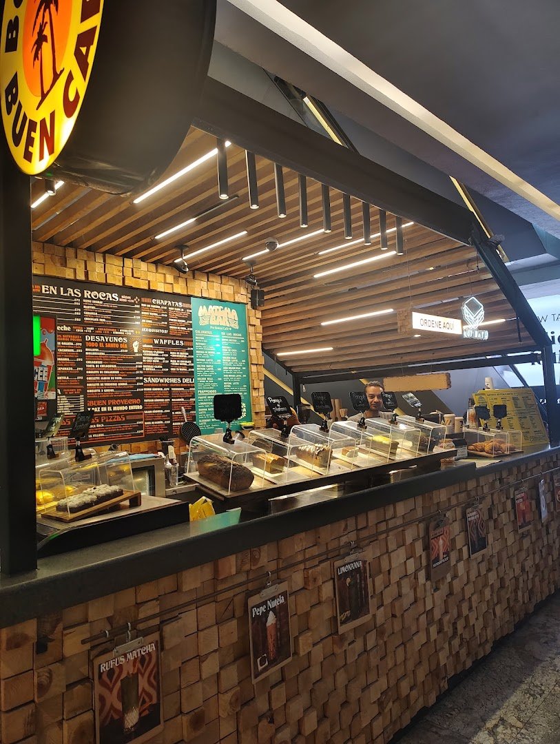 Interior of Boicot Café Antara, specialty coffee shop in Mexico City