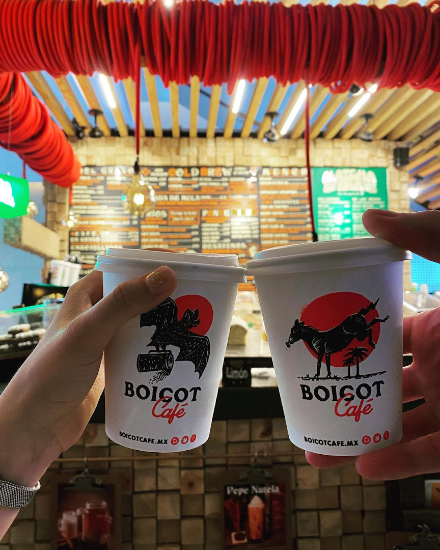 Coffee at Boicot Café Antara, specialty coffee shop in Mexico City