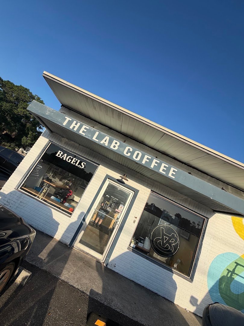 Storefront of The Lab Coffee - Heights, specialty coffee shop in Tampa-St. Petersburg