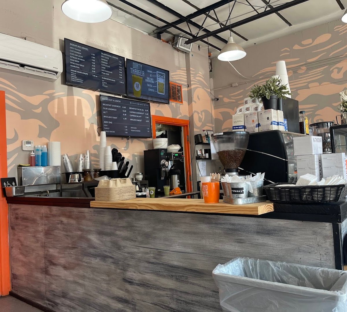 Interior of The Lab Coffee - Heights, specialty coffee shop in Tampa-St. Petersburg