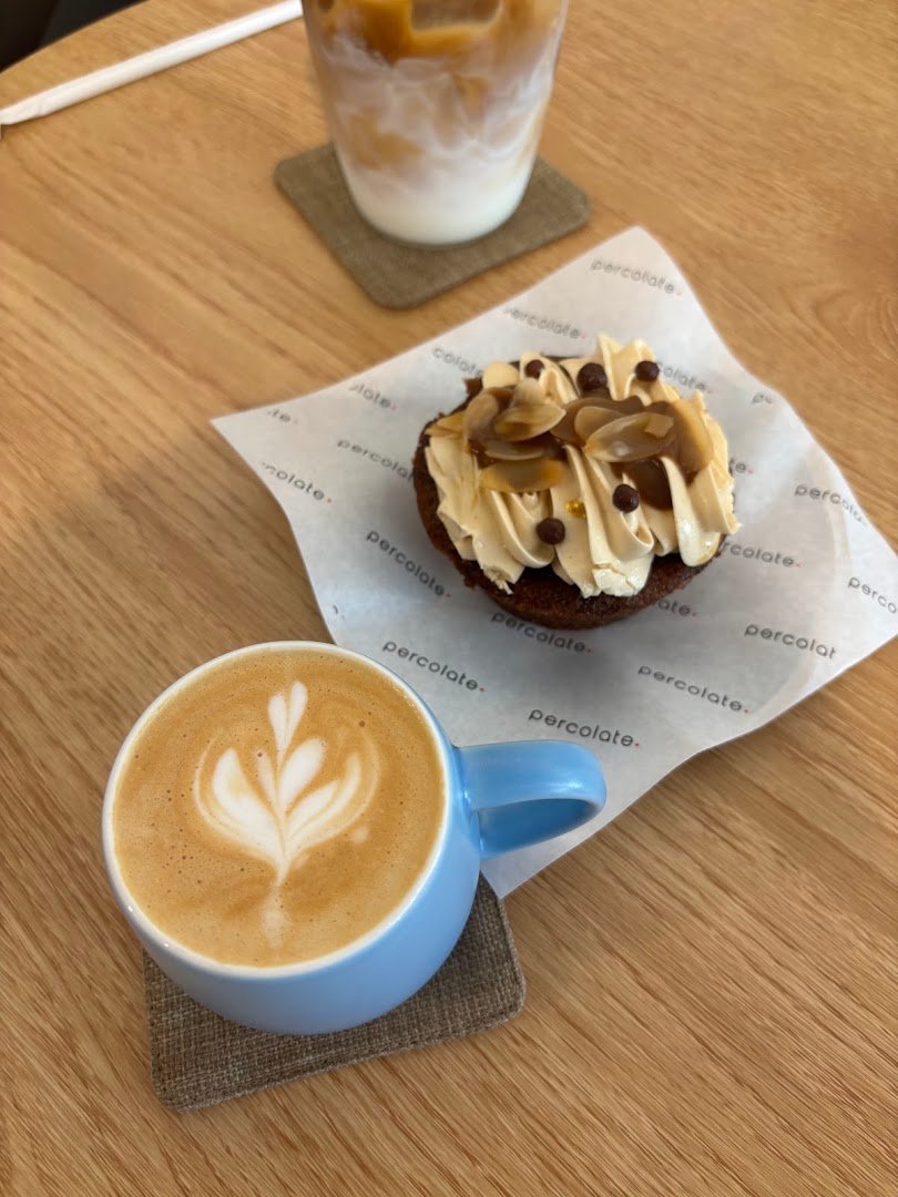 Coffee at percolate. (Nankin Row), specialty coffee shop in Singapore