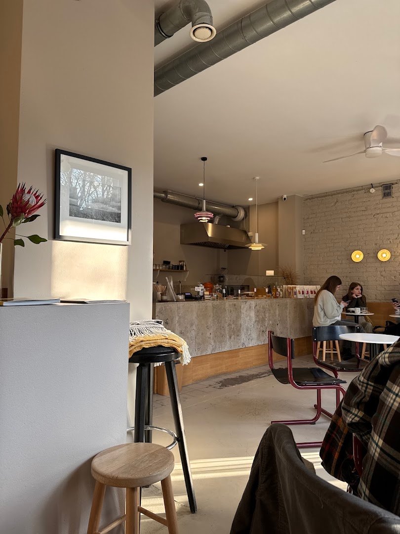 Interior of Ministerstwo Kawy, specialty coffee shop in Warsaw