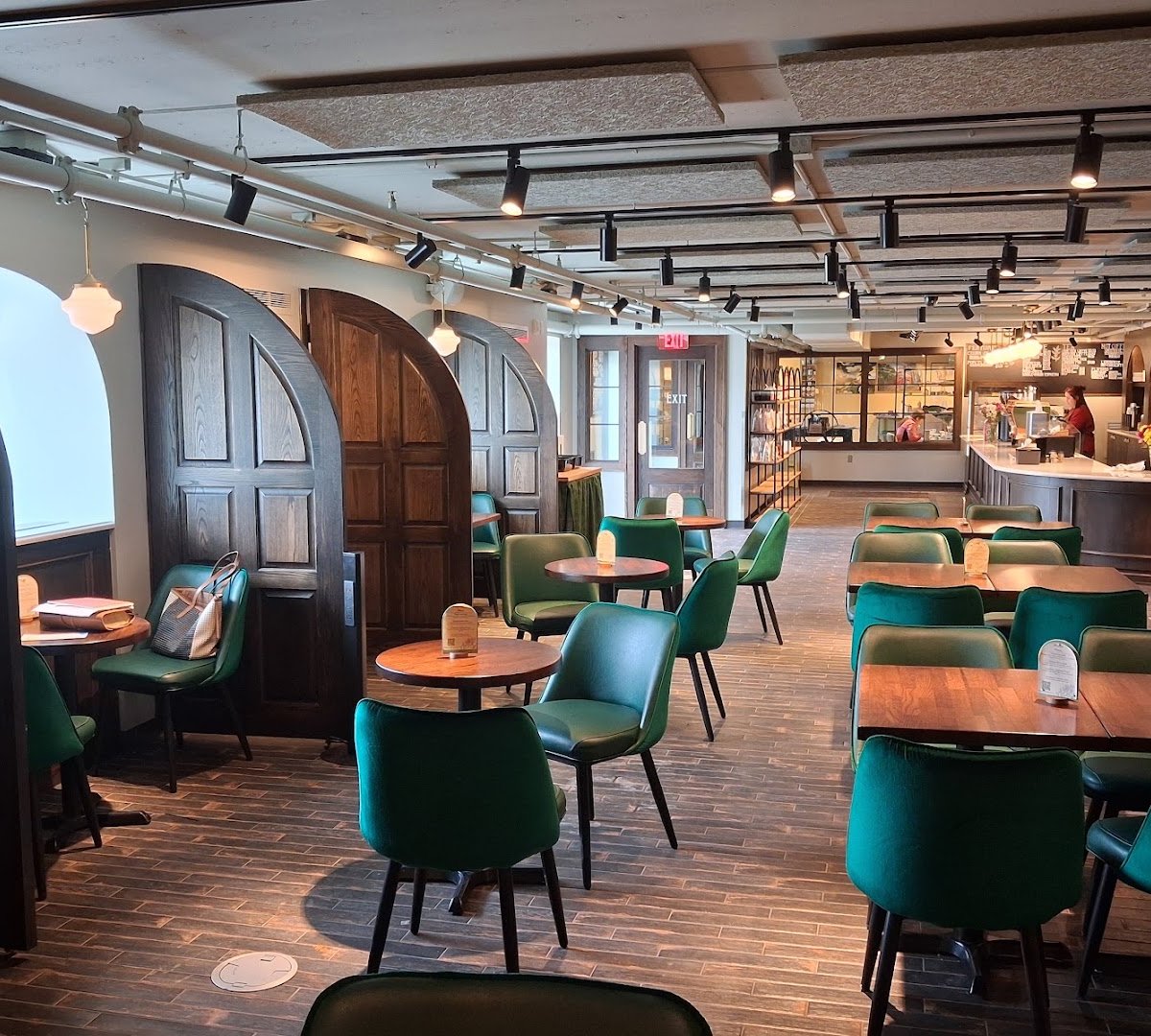 Interior of Cedar Creek Coffee & Art, specialty coffee shop in Omaha