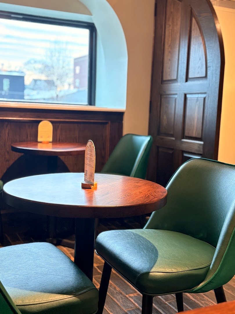 Interior of Cedar Creek Coffee & Art, specialty coffee shop in Omaha
