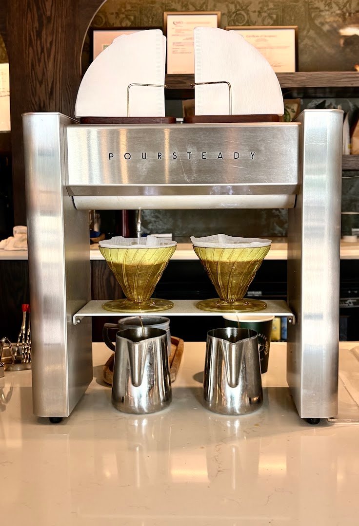 Interior of Cedar Creek Coffee & Art, specialty coffee shop in Omaha