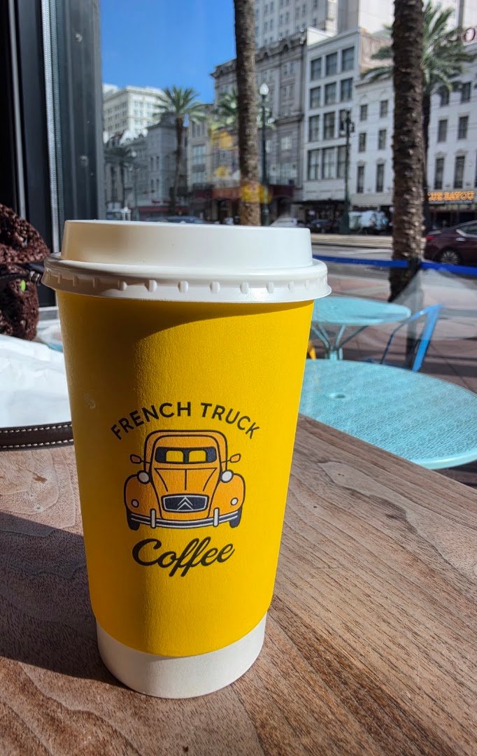 Coffee at French Truck Coffee, specialty coffee shop in New Orleans